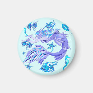 Sjöjungfru Lila Fairy Creator Magnet
