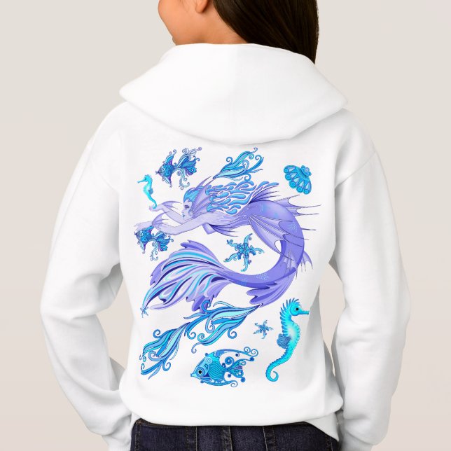 Sjöjungfru Lila Fairy Creator T Shirt (Baksida)