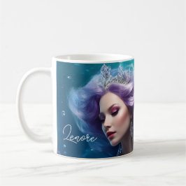 Sjöjungfru Lila Hair Kaffemugg