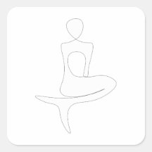 Sjöjungfru Line Teckning