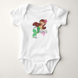 Sjöjungfru Liv Babyströja Bodysuit Tee Shirt