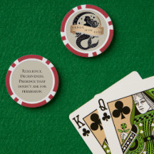 Sjöjungfru Logotyp Poker Chip