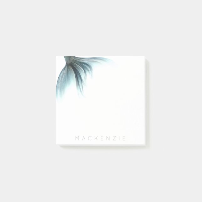 Sjöjungfru Luxe Svan | Anpassningsbar av Seafoam M Post-it Block (Framsida)