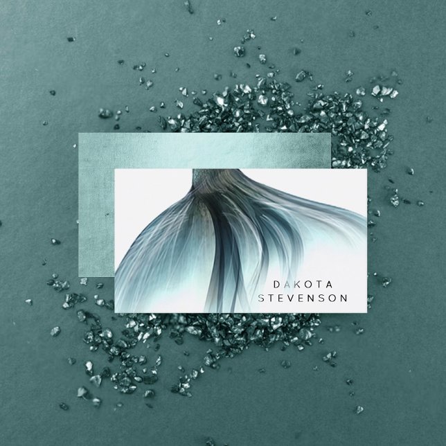 Sjöjungfru Luxe Svan | Anpassningsbar av Seafoam M Visitkort (Skapare uppladdad)