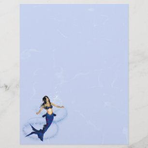 Sjöjungfru Magic Stationery Letterhead
