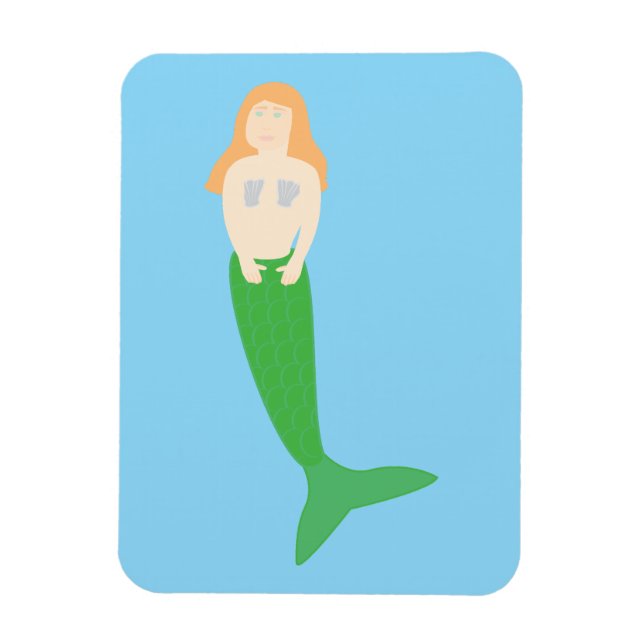 Sjöjungfru Magnet (Vertikal)