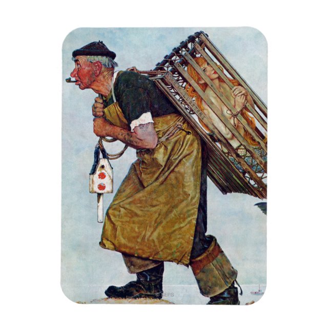 Sjöjungfru Magnet (Vertikal)