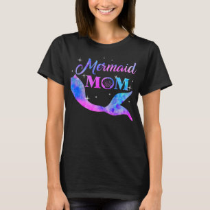 Sjöjungfru Mamma Funny Svan Mors dag-familjen T Shirt