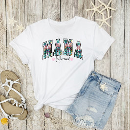 Sjöjungfru Mamma Funny Women Mamma Mamma Family Ma T Shirt