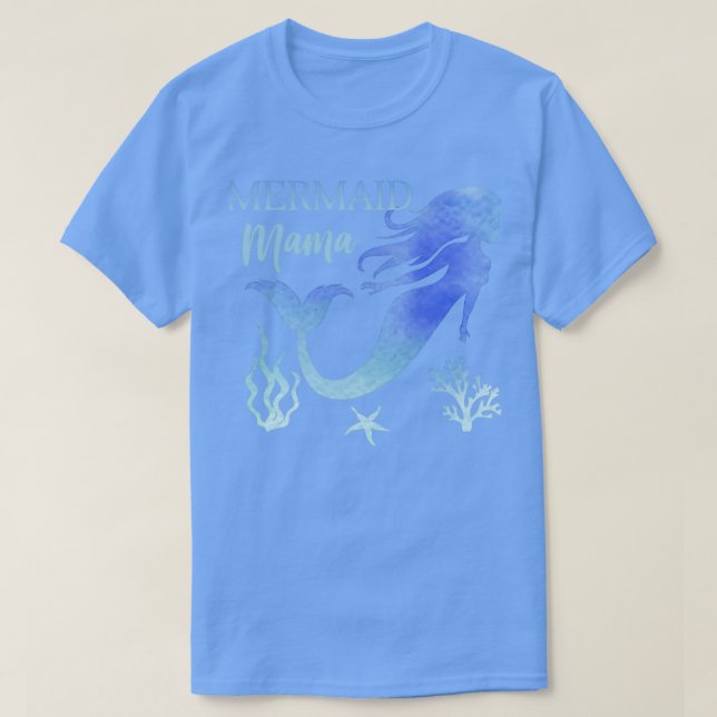 Sjöjungfru Mamma Funny Women Mamma Mamma Family Ma T Shirt (Design framsida)