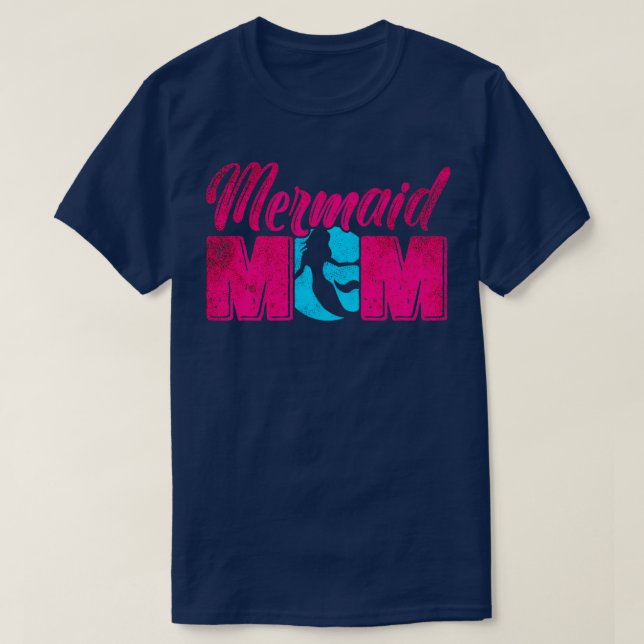 Sjöjungfru Mamma T Shirt (Design framsida)