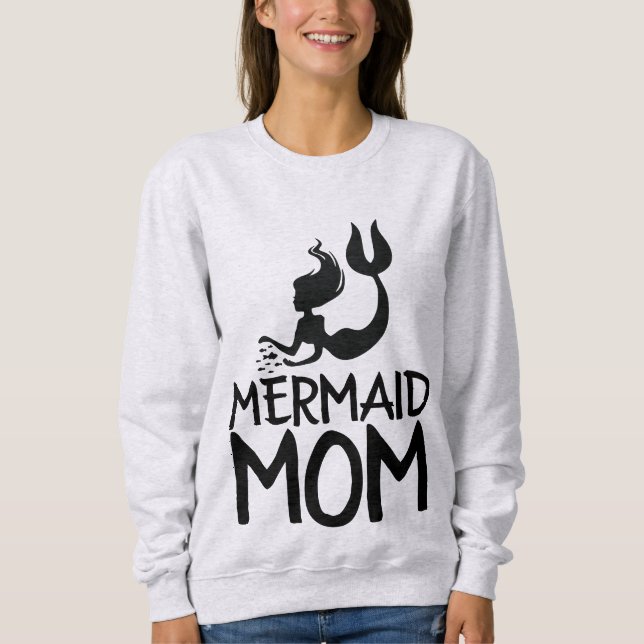 SJÖJUNGFRU MAMMA T-SHIRTS (Framsida)
