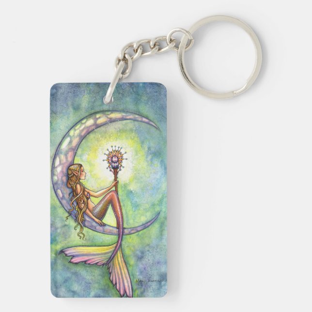 Sjöjungfru Måne Watercolor Sjöjungfru Molly Harris (Baksidan)