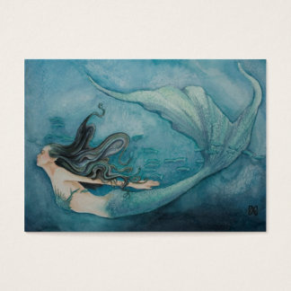 SJÖJUNGFRU MÄRKRE 2 VISITKORT