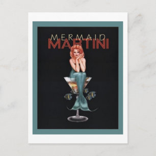 Sjöjungfru Martini Vykort