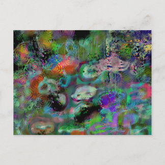 sjöjungfru maskerad vykort