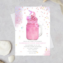 Sjöjungfru Mason Burk Rosa Milkshake Girls födelse
