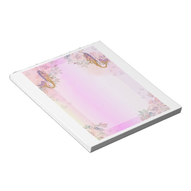 Sjöjungfru med baby art av Renee Lavoie Anteckningsblock (Vinklad)