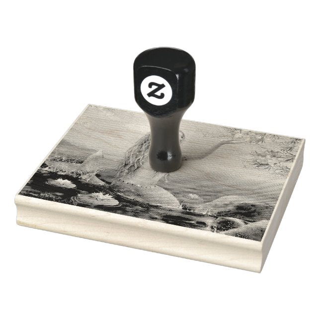 sjöjungfru med grönt stämpel (Stämpel)