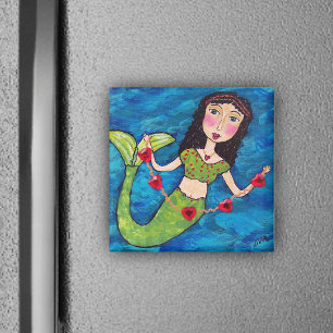 Sjöjungfru med hörselmagnet magnet