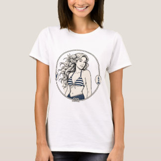 Sjöjungfru med humrar t shirt