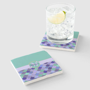 🧜 ‍ 🌊 Sjöjungfru Monogram Underlägg