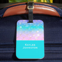 Sjöjungfru mönster, Anpassningsbar monogramflickor