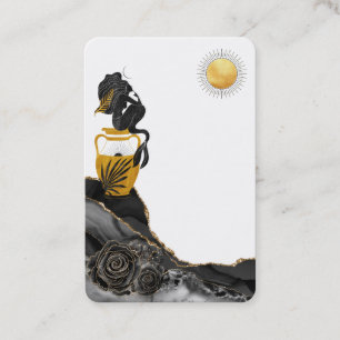 *~* Sjöjungfru Mystic Agate Sol Luna Affärskort Visitkort