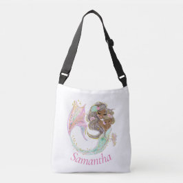 sjöjungfru nautisk axelväska