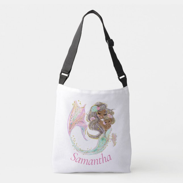 sjöjungfru nautisk axelväska (Framsida)