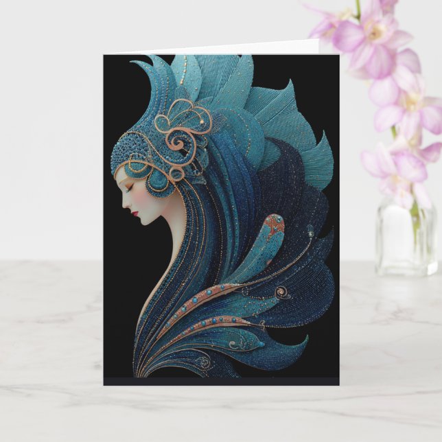 SJÖJUNGFRU NOIR #2 KORT (Orkide)