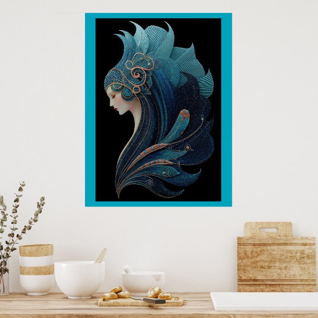 SJÖJUNGFRU NOIR #2 POSTER (Kök)