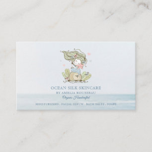 Sjöjungfru Ocean Handcrafts Organic Skincare Busin Visitkort