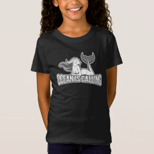 Sjöjungfru oceanen ringer t shirt
