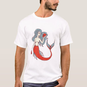 Sjöjungfru och Döskallar T Shirt