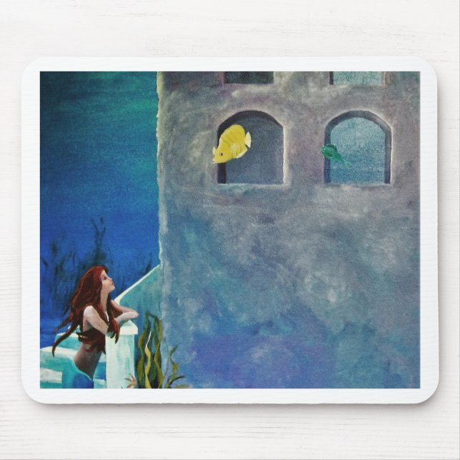 Sjöjungfru och fisk vid undervattensCastle Musmatta (Framsidan)