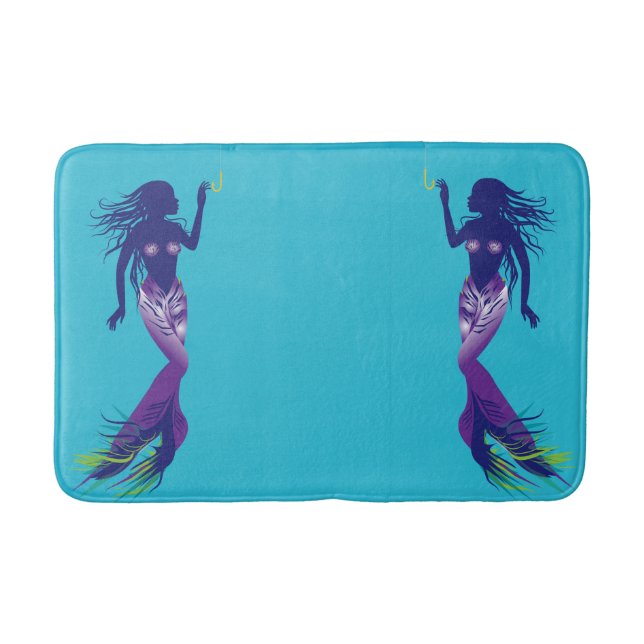 Sjöjungfru och Golden Krok Badrumsmatta (Framsidan)