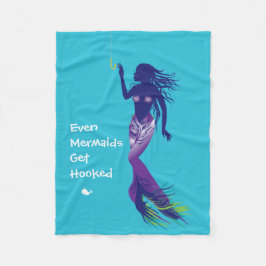 Sjöjungfru och Golden Krok Fleecefilt