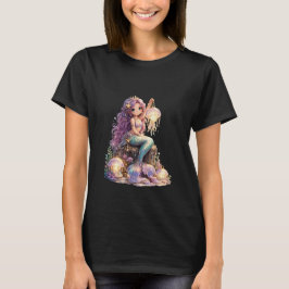 Sjöjungfru- och maneterlykta t shirt