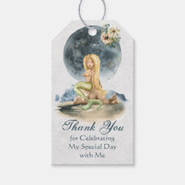 Sjöjungfru och Möhippa för fullmånsbuss Presentetikett