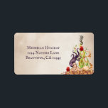 Sjöjungfru och Sea Life Beach-julen Adress Adressetikett<br><div class="desc">Under Sea Address Label-symbolen finns en vacker vattenfärgsfärg sjöjungfru och hennes helgdag Julgran dekorerad med prydnadsföremål,  ljus och sjöar. ^</div>