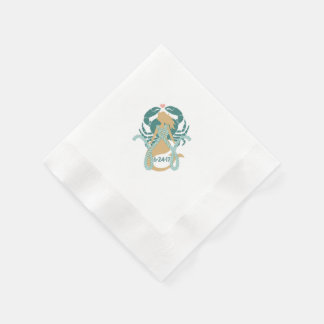Sjöjungfru och Sjöliv Cocksvanblöjor för Katie2 Pappersservett