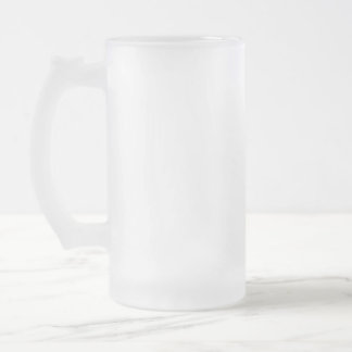Sjöjungfru och vän frostat ölglas