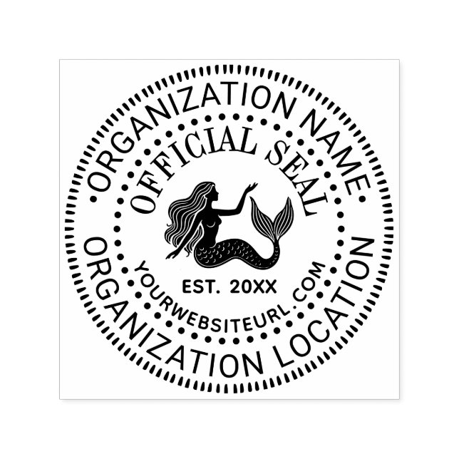Sjöjungfru officiell stämpel Namn Ort URL Grundad  (Design)