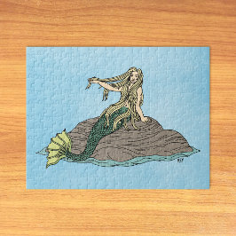 Sjöjungfru om Sten Pussel