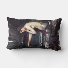 Sjöjungfru om stranden lumbarkudde