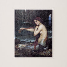 Sjöjungfru om stranden