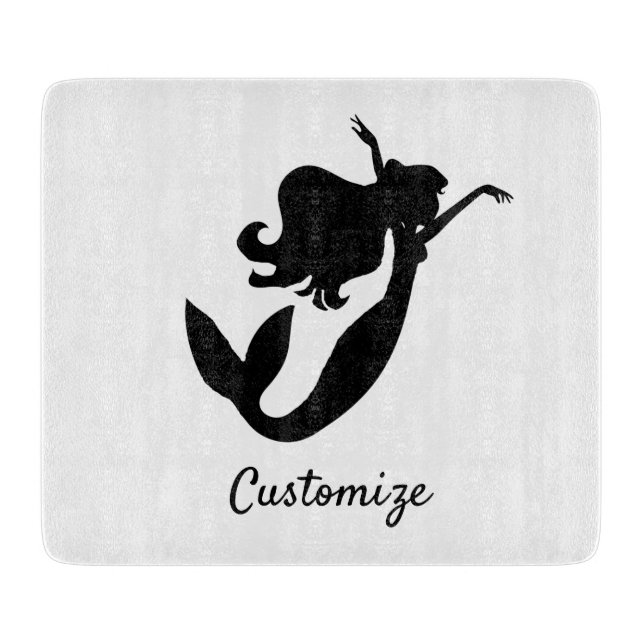 Sjöjungfru ombord på svart/vitt Thunder_Cove (Framsidan)