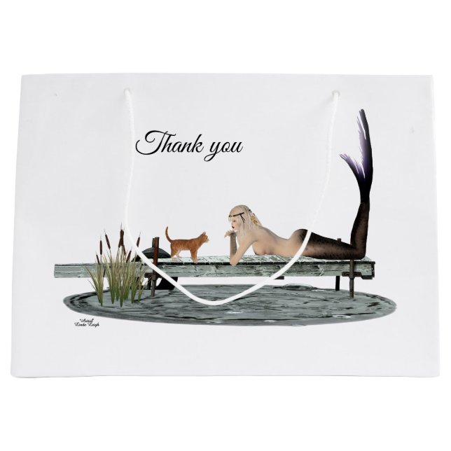 Sjöjungfru på dockningsfacket Beach (Framsidan)