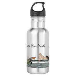 Sjöjungfru på Vattenflaskan för dockning vid lastb